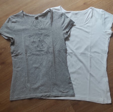 2 x Kurzarm Shirt weiß H&M