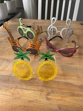 Lustige Crazy Brillen für Photobooth, Hochzeit, Party, 5er Set SUPER ZUSTAND