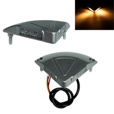Led warnleuchten set - warnleuchten, silber