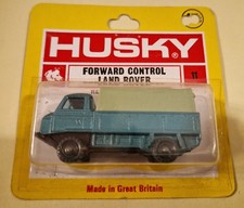 Husky Models No. 11 Forward Control Land Rover Modellauto auf Karte, Neu in OVP!