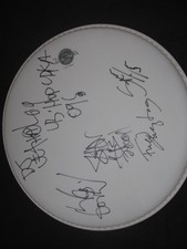 Limp Bizkit - Original in-person Autogramm auf Drumfell - signed drumhead rar