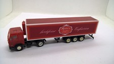 Albedo Mercedes 1628 NG Koffer-Sattelzug rot REBER CONFISERIEN Mozartkugeln (24)