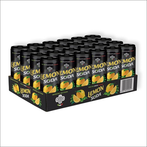 Lemon soda 24x330ml - soda,,