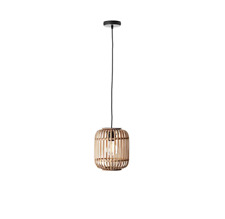 Leuchte Lampe Brilliant WOODROW Pendelleuchte Rattan Boho Bali | Japan Style OVP