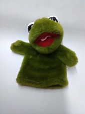 Sesamstraße Kermit der Frosch Handpuppe Plüsch Stofftier Retro Vintage 27cm