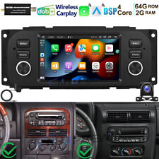 64GB Android 13 Autoradio Für Jeep Chrysler Dodge GPS Navi WiFi BT CarPlay DAB+