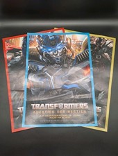 3x Poster Transformers Aufstieg der Bestien Plakatposter Film Kino Optimus Prime