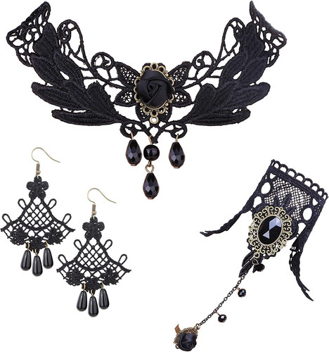 Schwarze spitze choker - schwarze,