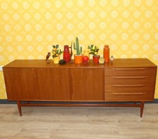 60er TEAK Sideboard RT Möbel Heinrich Riestenpatt RT 200 Type 2,25m mid century