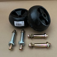 2x Anti-Scalp Mähdeck Rad Kit