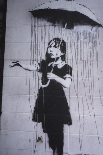 Banksy lithographie 50x40 - lithographie,
