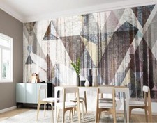 3D Dreieck Muster H066 Tapete