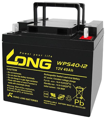40ah wps40 sla 12v - 40ah, wps40-12