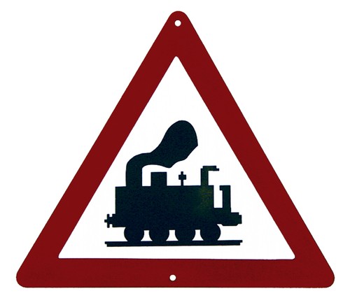 Blechschild unbeschrankter - blechschild,