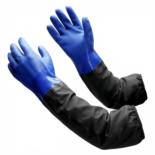 Qwork gummihandschuhe lang - qwork®,