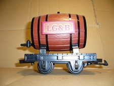 LGB  2-Achser USA Feldbahn Fasswagen . Gebr. aber top o. OVP
