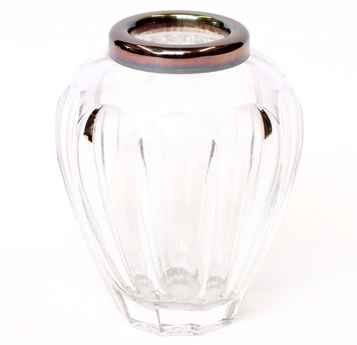 Kleine kristall glas vase - kristall,