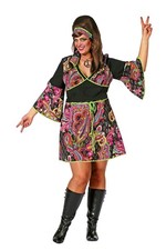 Wilbers Hippie Lady Kostüm