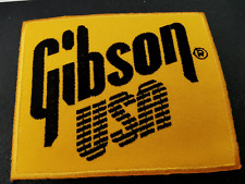 GIBSON USA - Patch Aufnäher - Instrumente Gitarren - ca.8,5x7cm