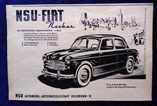 NSU Fiat Neckar, originale