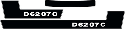 Deutz d6207c aufkleber logo - d6207c,