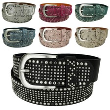 Herren Damen Nieten Jeans