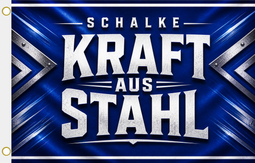 Fahne flagge schalke kraft - fahne,