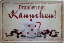 Blechschild Schild 20x30 cm -
