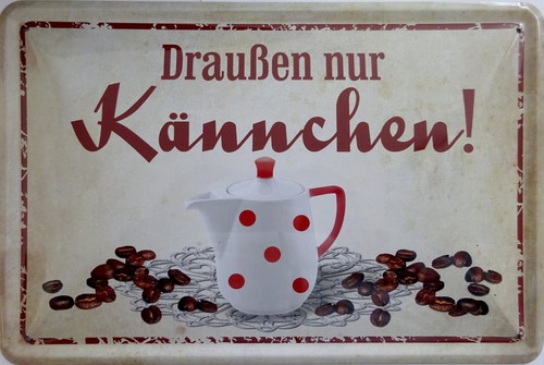 Blechschild schild 20x30 - blechschild,