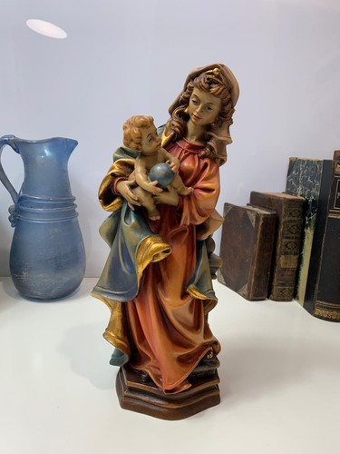 Vintage handarbeit holzfigur - handarbeit,