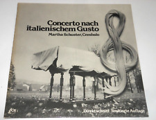 Jeton DIREKTSCHNITT - Martha Schuster - LP - Concerto nach italienischem Gusto