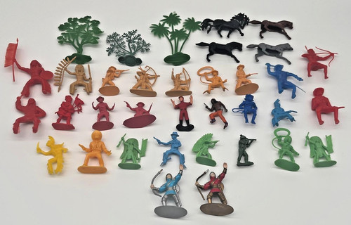 Vintage plastikfiguren - vintage,