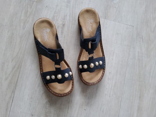 Rieker damen pantolette 38 - rieker, gr.