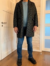 Mantel Jacket Leopard Tiger Herren Gr. XL Verkleidung Karneval Silvester Fasnet