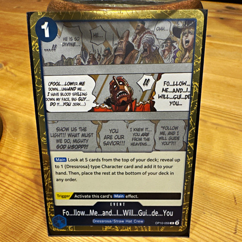 Bandai one piece card game - card,