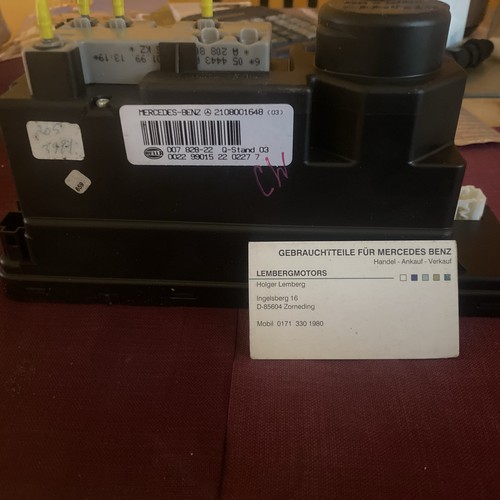 Original mercedes w208 - w210, zv