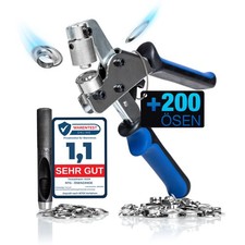 NTG Ösenzange (Ø 10mm) | Magnetische Ösenpresse aus gehärtetem Stahl | inkl. 200