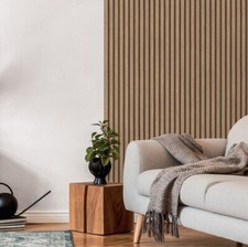 3D Tapete Holzoptik Braun