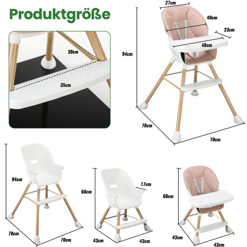 3in1 babyhochstuhl - 3in1,