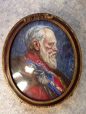 Miniatur Gemälde König Ludwig III von Bayern miniature
