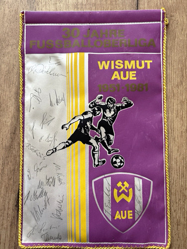 Wismut aue fußball wimpel - wismut,