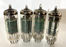 4x Röhre E182 CC Valvo E182CC Grüne Röhre Elektronenröhren getestet