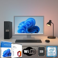 PC Set | Dell OptiPlex + 23" Monitor | i5-6500 | 8GB RAM 256GB SSD | WIFI WIN 11