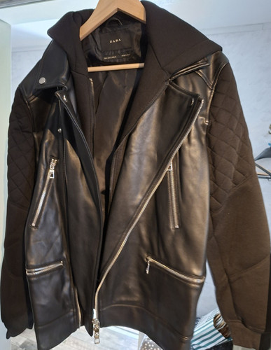 Zara bikerjacke herren leder - herren,