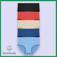 5er Pack Damen Slips Baumwolle