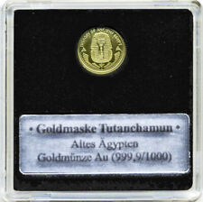 Fidschi 10 $ 2010, Altes Ägypten-TutanchamunGoldmaske, 999,9Gold 0,5gr,PP,D.11mm