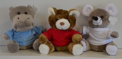 Stofftier bär teddy nilpferd - stofftier,