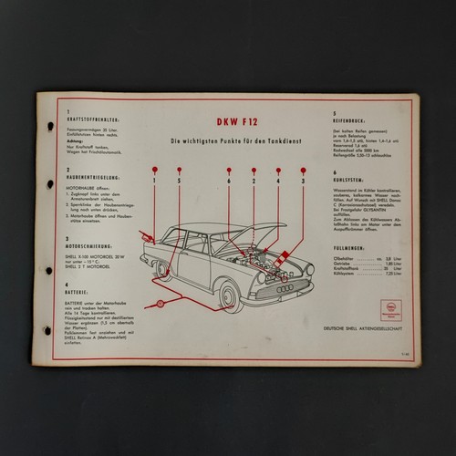 Dkw schmierplan für f12 - schmierplan,
