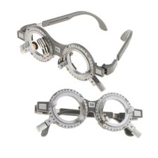 2 Stück Professionelle Verstellbare Universal Optische Probiergläser Gestell Brille