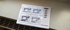 PFAFF 285, 294, 295, 296, 297 Nähmaschine. Bedienungs-, Gebrauchsanleitung.